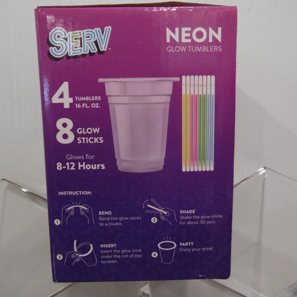 SERV Neon Glow Tumblers